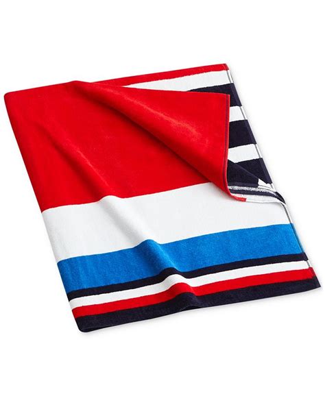 tommy hilfiger beach towel|tommy hilfiger bath towels.